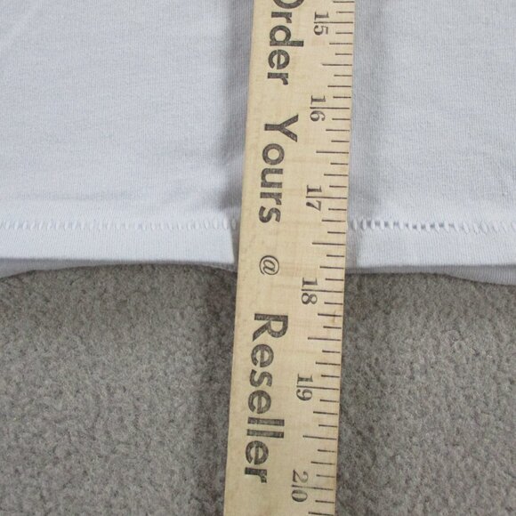 SKIMS Cotton Jersey T Shirt Womens Small Zen Blue Short Sleeve Crewneck Casual - Picture 8 of 9